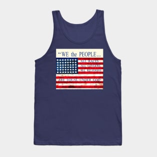 We the People - Equal Under God Tank Top